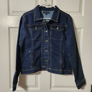 NWOT Chadwicks Dark Blue Jean Jacket for Women